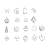 Mixed Pack 316L Stainless Steel Charms for DIY Jewelry Making