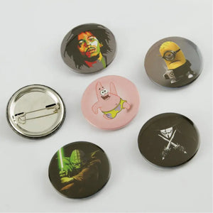 Mixed Pattern Brooch: Vintage Style Pin for Jackets, Coats, Scarves