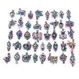 Mixed Pearl Cage Locket Necklaces Aroma Diffuser Charm Necklace