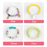 Polymer Clay Acrylic Jewelry Making Kit for Kids Girls
