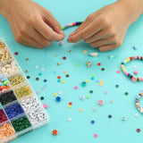 Polymer Clay Jewelry Making Kit for Girls - Soft Pottery Spacer Beads
