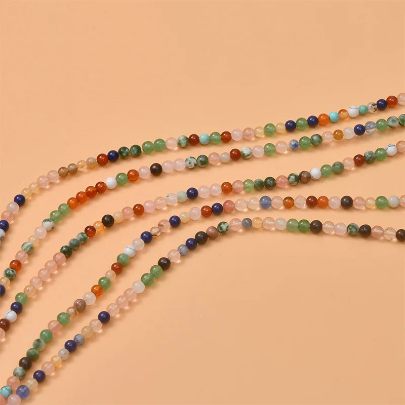 Mixed Rainbow Mini Spacer Beads for Jewelry Making