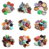 Natural Stone Healing Beads Pendant Lot for Jewelry Making