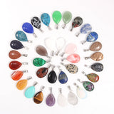 Natural Stone Healing Beads Pendant Lot for Jewelry Making