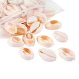 Mixed Spiral Shell Beads Cowrie Shells PapayaWhip 500g