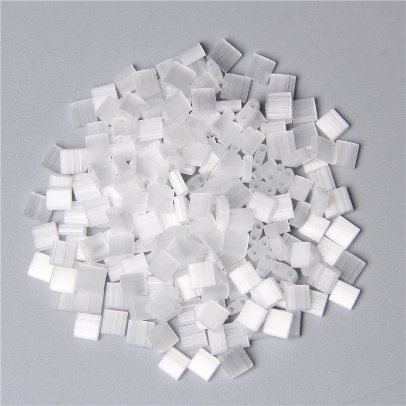 Mixed Square Double Hole Czech Glass Tila Seed Beads DIY Loose Spacer Beads
