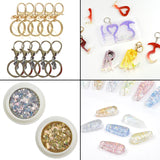 Mixed Style Jewelry Epoxy Resin Mold Kit Set