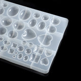 Epoxy Resin Molds Set Silicone Mold UV Casting Tools Clay for DIY Jewelry Making