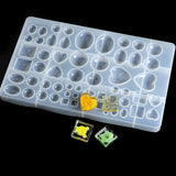 Epoxy Resin Molds Set Silicone Mold UV Casting Tools Clay for DIY Jewelry Making