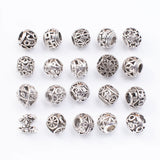 20pcs Tibetan Silver European Charms Beads for Bracelet Making