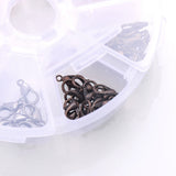 Metal Accessories Set Lobster Clasp Earrings Hook Loop Box