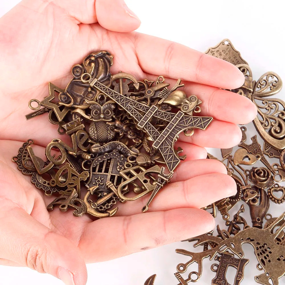 Antique Bronze Charms Alloy Pendant for Jewelry Making DIY