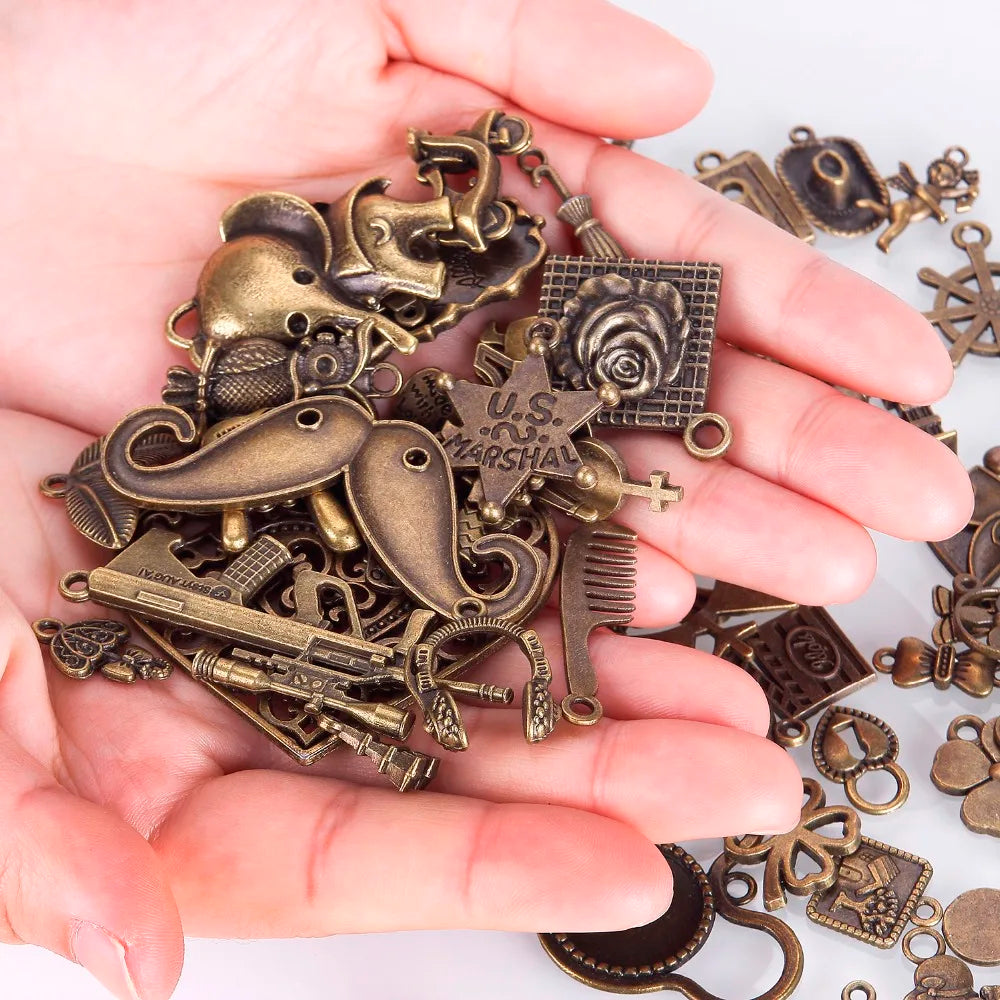 Antique Bronze Charms Alloy Pendant for Jewelry Making DIY