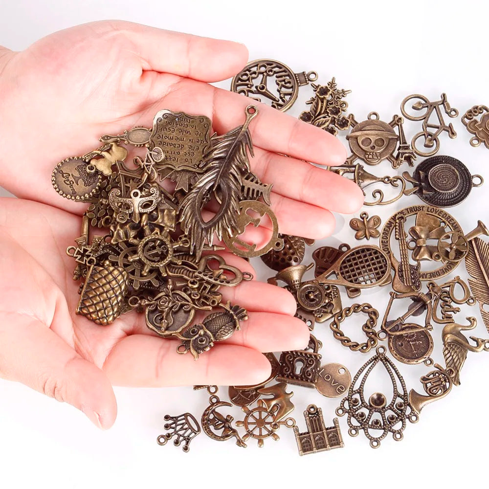 Antique Bronze Charms Alloy Pendant for Jewelry Making DIY