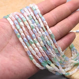 Mixed-color Faceted Square Shape Crystal Glass Beads for DIY Jewelry Making