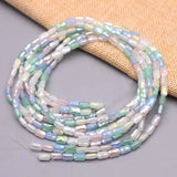 Mixed-color Faceted Square Shape Crystal Glass Beads for DIY Jewelry Making