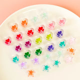 Acrylic Drop Oil Love Stars Beads DIY Beaded Material