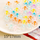 Acrylic Drop Oil Love Stars Beads DIY Beaded Material