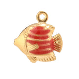 Stainless Steel Fish Charms Pendant Findings for Jewelry Making