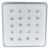 Mixed Nose Bone 925 Sterling Silver Nostril Stud Indian Nose Piercing Jewelry
