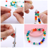 Mixed Shape Glass Beads Crystal Charms Loose Spacer Bicone Beads Seedbeads
