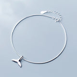 925 Silver Mermaid Anklet for Women