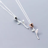 Rose Pendant Necklace for Women
