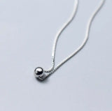 925 Silver Beads Pendant Necklace for Women