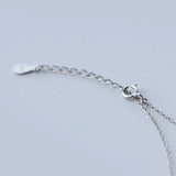 925 Silver Sandstone Star Necklace Pendant Women Lady Jewelry