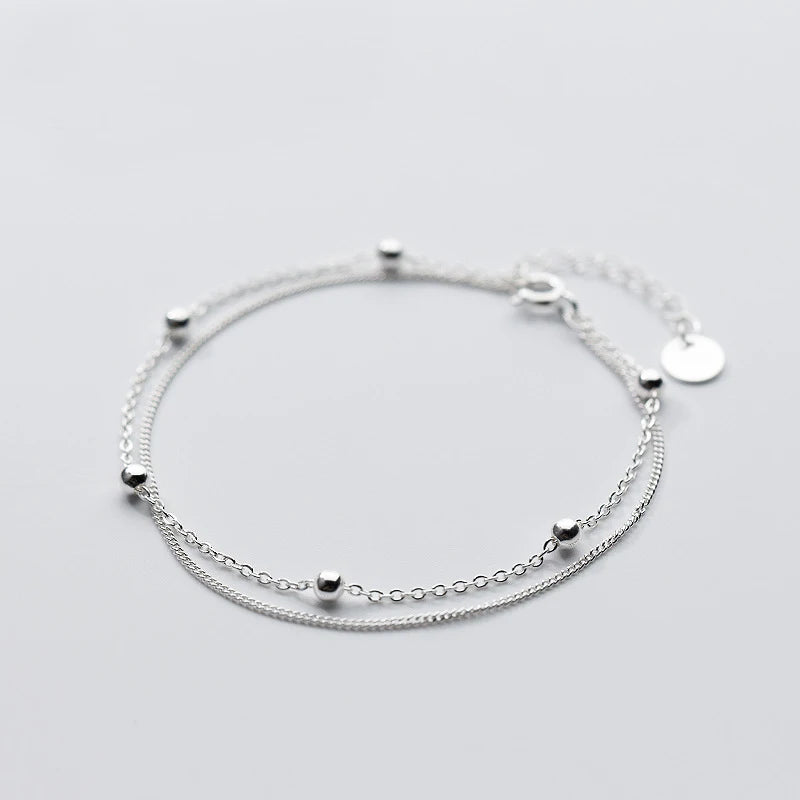 Double Layer Beaded Bracelet for Women