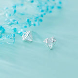 925 Silver Cubic Zirconia Stud Earrings