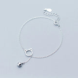 MloveAcc Cat Bell Charm Bracelets 925 Sterling Silver