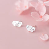 MloveAcc 925 Silver Pig Stud Earrings Gift For Girls Kids Lady