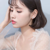 MloveAcc 925 Silver Pig Stud Earrings Gift For Girls Kids Lady
