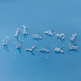 MloveAcc 925 Silver Lucky Constellation Stud Earrings Zirconia