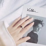MloveAcc 925 Silver Spider Ring Women Opening Adjustable Halloween Gift