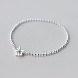 925 Silver Star Charm Bracelet Women