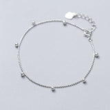MloveAcc Bead Chain Bracelet Sterling Silver 925 Chain Bracelets for Women