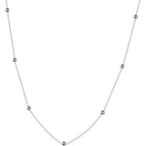 MloveAcc 925 Sterling Silver Beads Necklace Chain