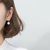 MloveAcc Round Silver Hoop Earrings 925 Sterling Silver Circle Earrings