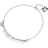 MloveAcc 925 Silver Bohemian Leaf Anklet Chain Bracelet