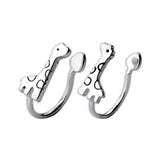 MloveAcc 925 Silver Giraffe Ear Cuff Clip Earring for Teen Girl