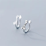 MloveAcc 925 Silver Giraffe Ear Cuff Clip Earring for Teen Girl