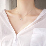 MloveAcc Rainbow Pendant Necklace 925 Sterling Silver Good Luck