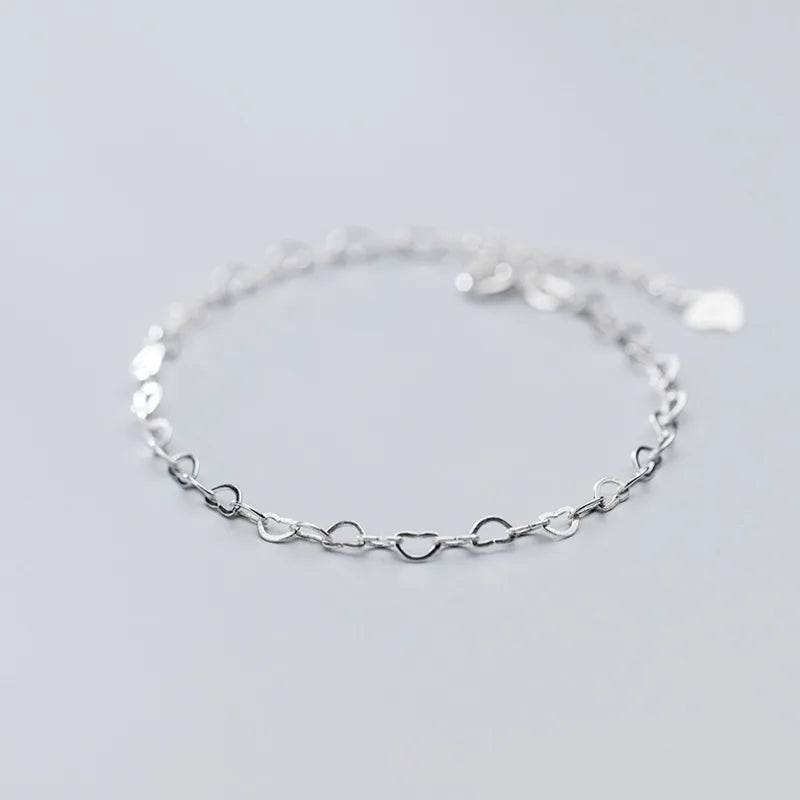 MloveAcc 925 Sterling Silver Bangles Bracelets for Women