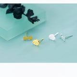 MloveAcc Dog & Bone Stud Earrings 925 Sterling Silver for Women Girls