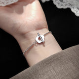 MloveAcc Silver 925 Bead Chain Bracelet Female