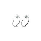 MloveAcc Minimalist Ear Piercing Small Hoop Earrings