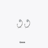 MloveAcc Minimalist Ear Piercing Small Hoop Earrings