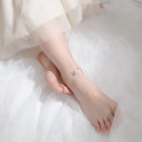 MloveAcc 925 Sterling Silver Anklet Bracelet Bead Charm for Women